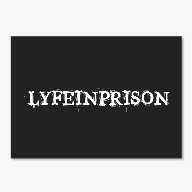 LYFEINPRISON LOGO STICKER