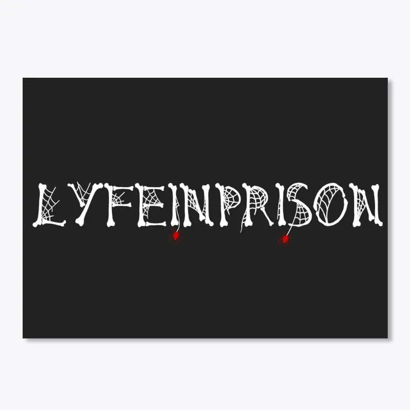 LYFEINPRISON SPIDERS STICKER